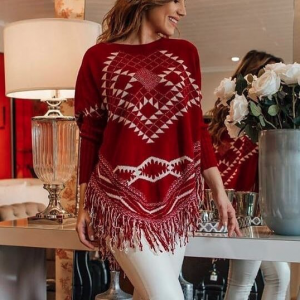 Poncho Feminino - Casaco de Inverno