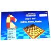 Jogo 03 em 01 - Xadrez, Damas, Gamão