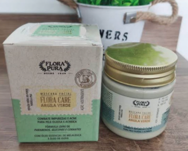 Máscara Facial - Argila Verde
