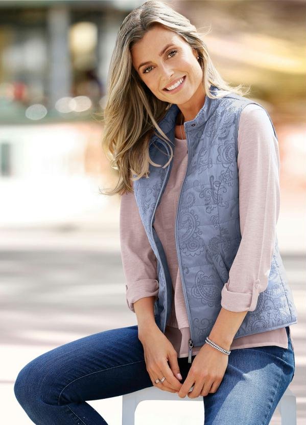 Colete Feminino Azul