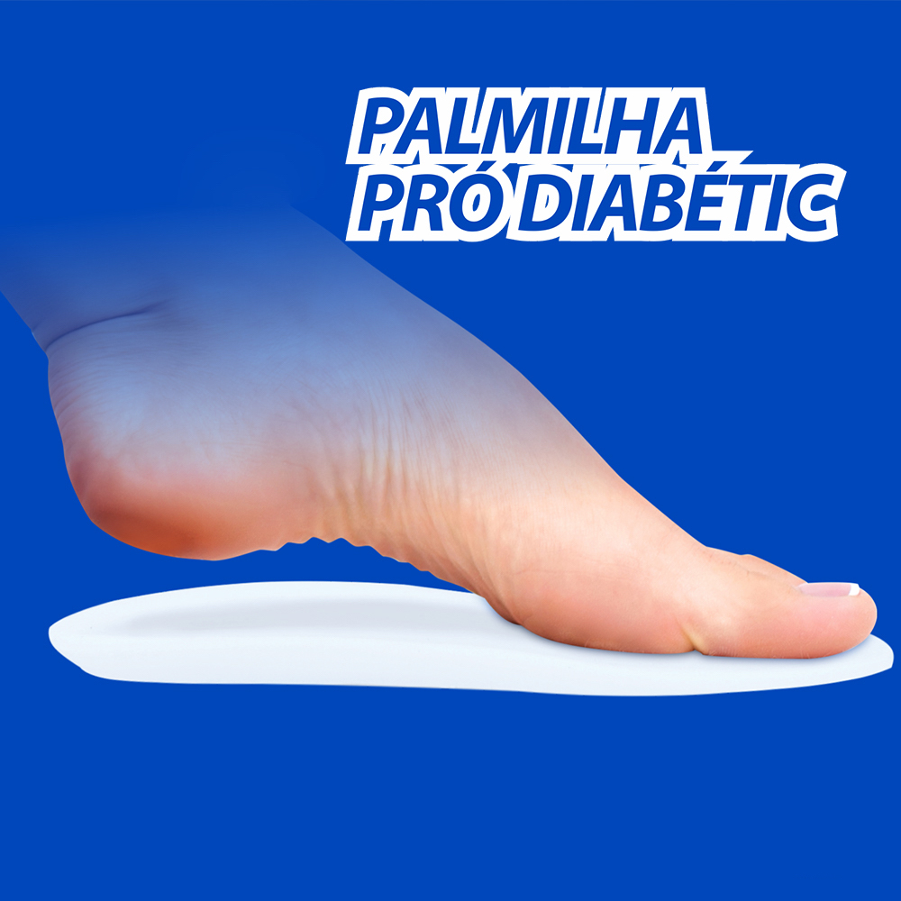 Palmilha Pró-Diabetic Arco Plantar Brando - Imagem 2