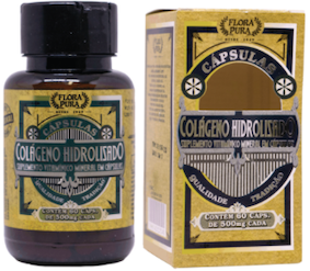 Colágeno Hidrolisado - 60 Cápsulas - 500 mg