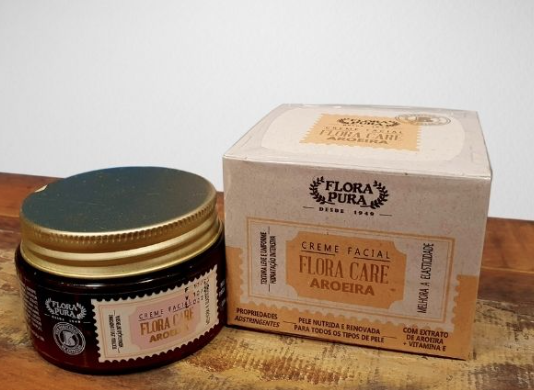 Creme Facial - Aroeira - Flora Care