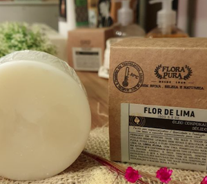 Óleo Corporal Sólido - Flor de Lima